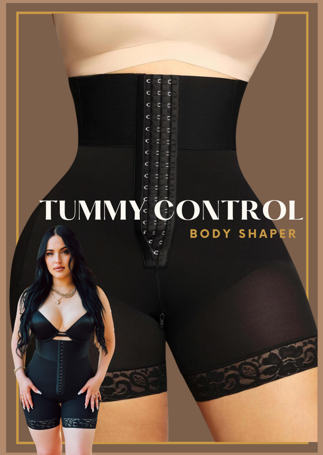 Tummy Control + Butt Lifter Shapewear Black
