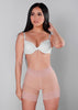 Alana Colombian Butt Lifter Short 4-Bones Low Beige