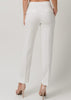 Basic Ancle Line Slack Pants White