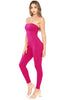 SNATCHED UNDER BUST TUBE TOP JUMPSUIT PINK