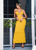 Goddess Maxi Casual Dress Mustard