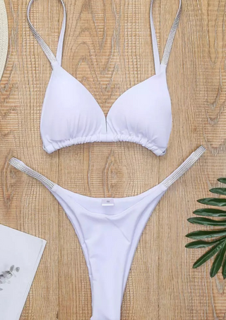 Pool Party Ready Bikini White
