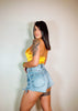 She’s Pretty Corset Top Yellow