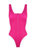 Mi Cielo Shaping Tummy Control One Piece Swimsuit Pink