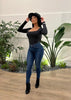 No Regrets Bodysuit Black