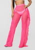 Miami Beach Cover Up Pants Pink